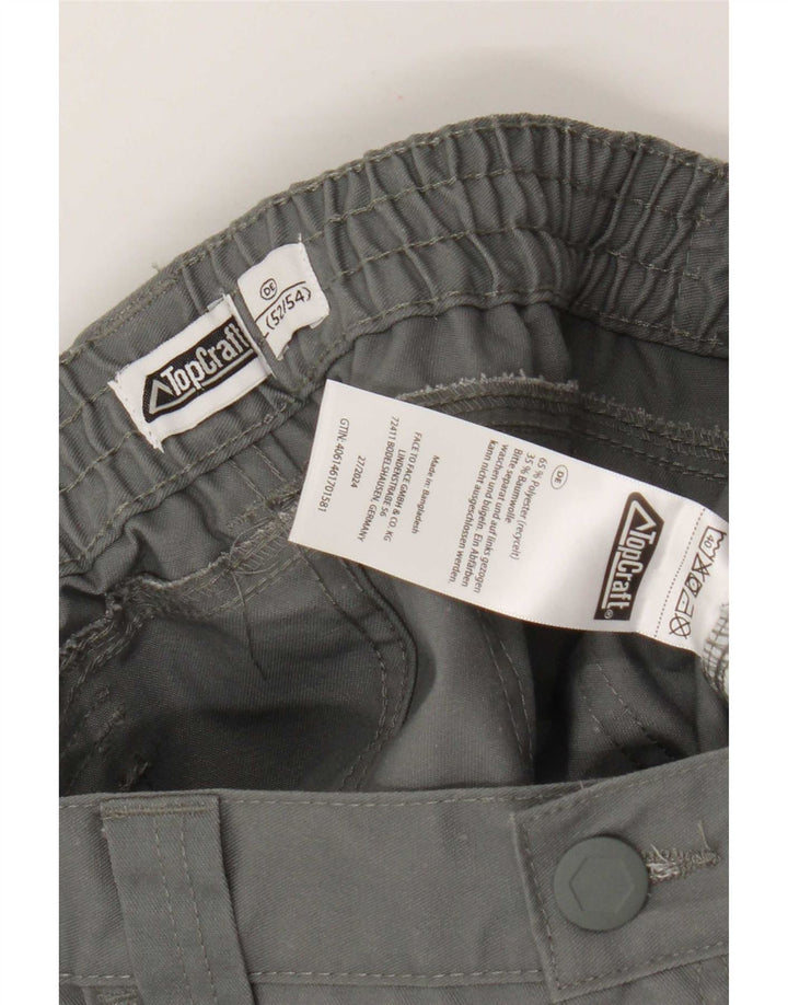 Vintage Mens Cargo Shorts IT 52/54 XL W38  Grey Polyester