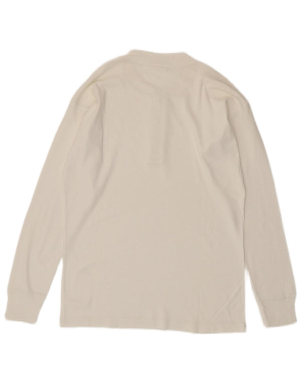 Levi's Mens Top Long Sleeve Small White Cotton