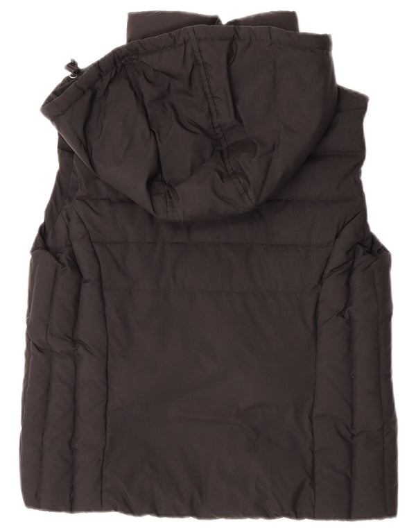 Sergio Tacchini Womens Hooded Padded Gilet IT 44 Medium Black