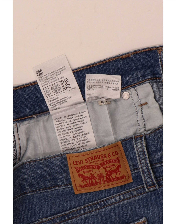 Levi's Womens Denim Shorts W30 Medium Blue Cotton