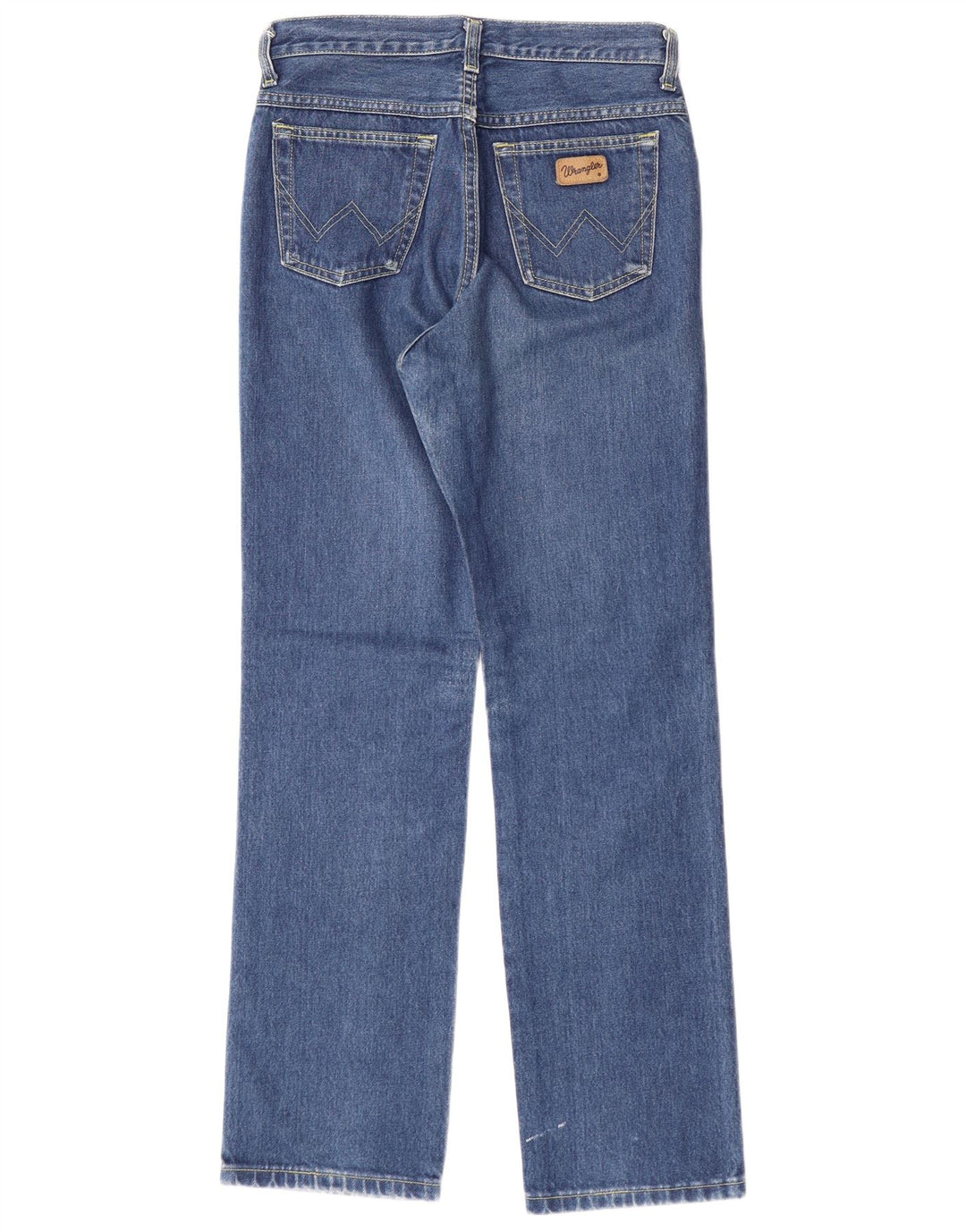 WRANGLER Mens Straight Jeans W30 L30  Navy Blue Cotton