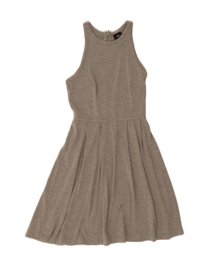 MOSSIMO Womens Sleeveless A-Line Dress UK 6 XS Grey Polyester Vintage Mossimo and Second-Hand Mossimo from Messina Hembry 