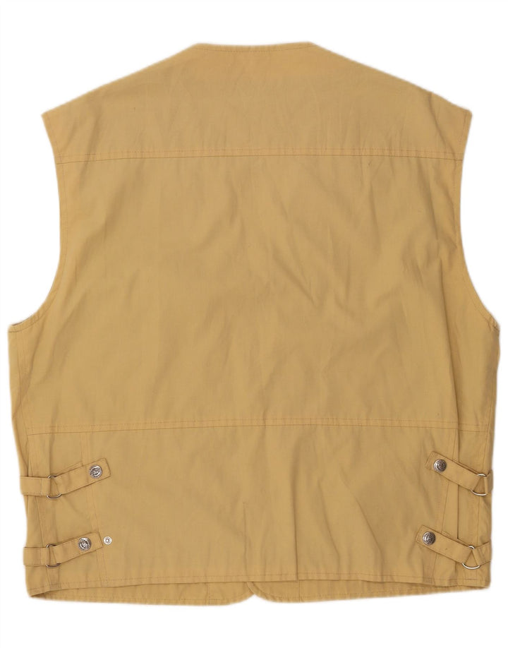 Polbot Mens Utility Gilet UK 42 XL Beige