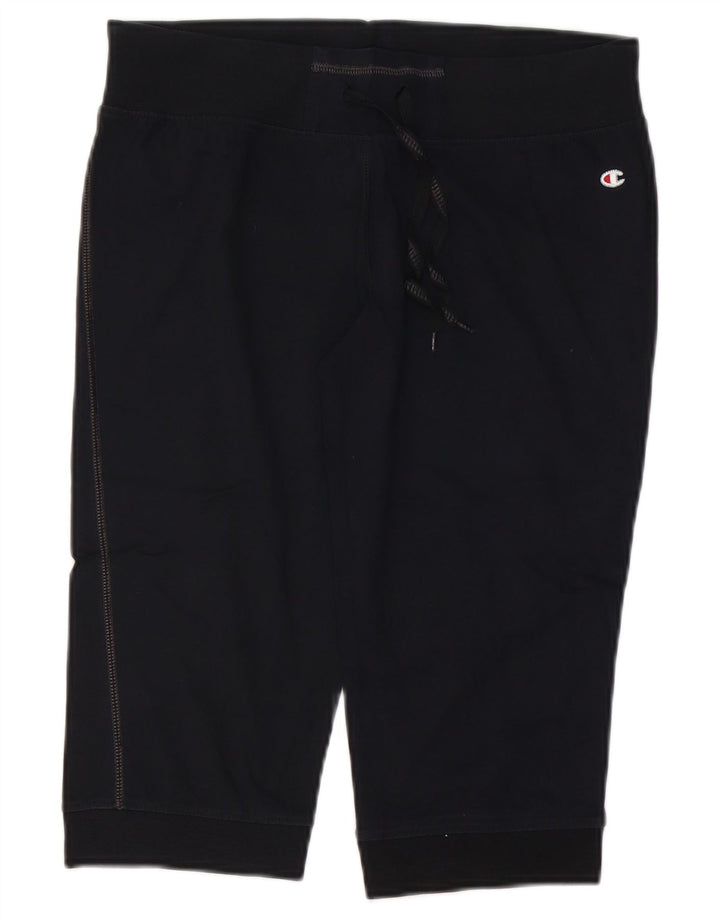 CHAMPION Womens Heritage Classics Bermuda Sport Shorts UK 14 Large  Black
