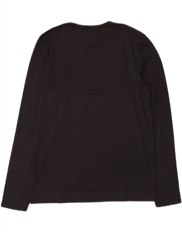 FILA Mens Top Long Sleeve Medium Black
