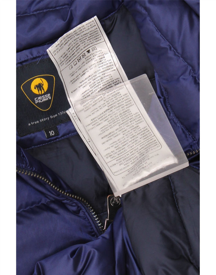 CIESSE PIUMINI Boys Padded Jacket 9-10 Years Navy Blue Nylon