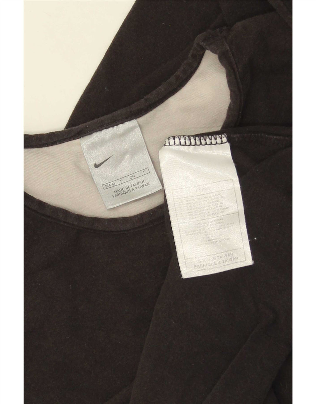 Nike Womens Top Long Sleeve US 4/6 Small Black Cotton