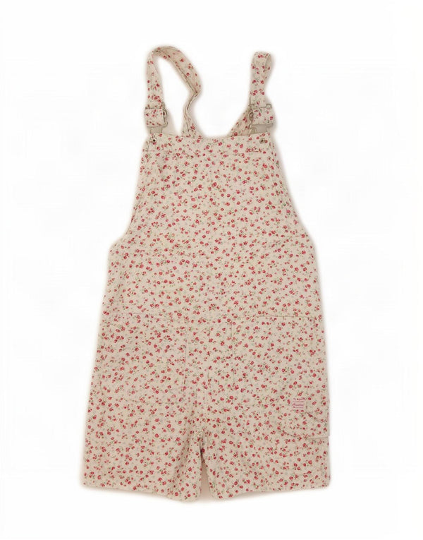 Gap Womens Dungarees Shorts W30 Medium White Floral