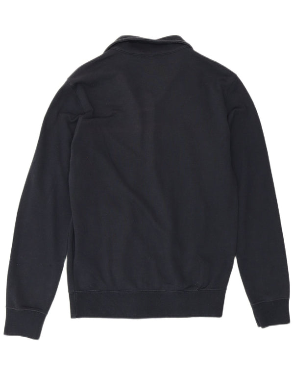 Champion Mens Tracksuit Top Jacket Small Navy Blue Cotton