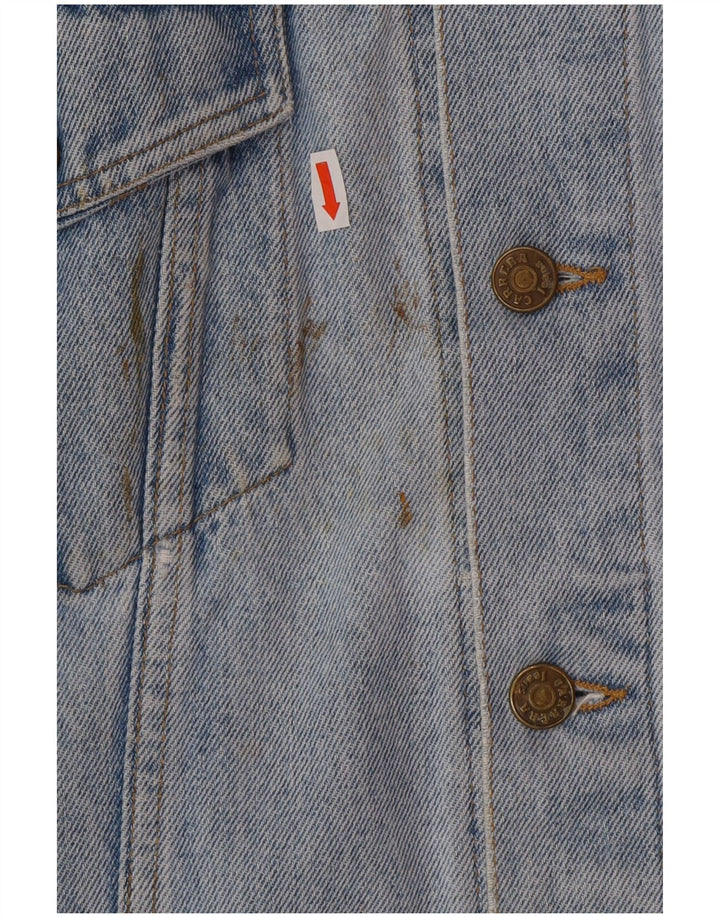 CARRERA Mens Denim Jacket UK 40 Large Blue