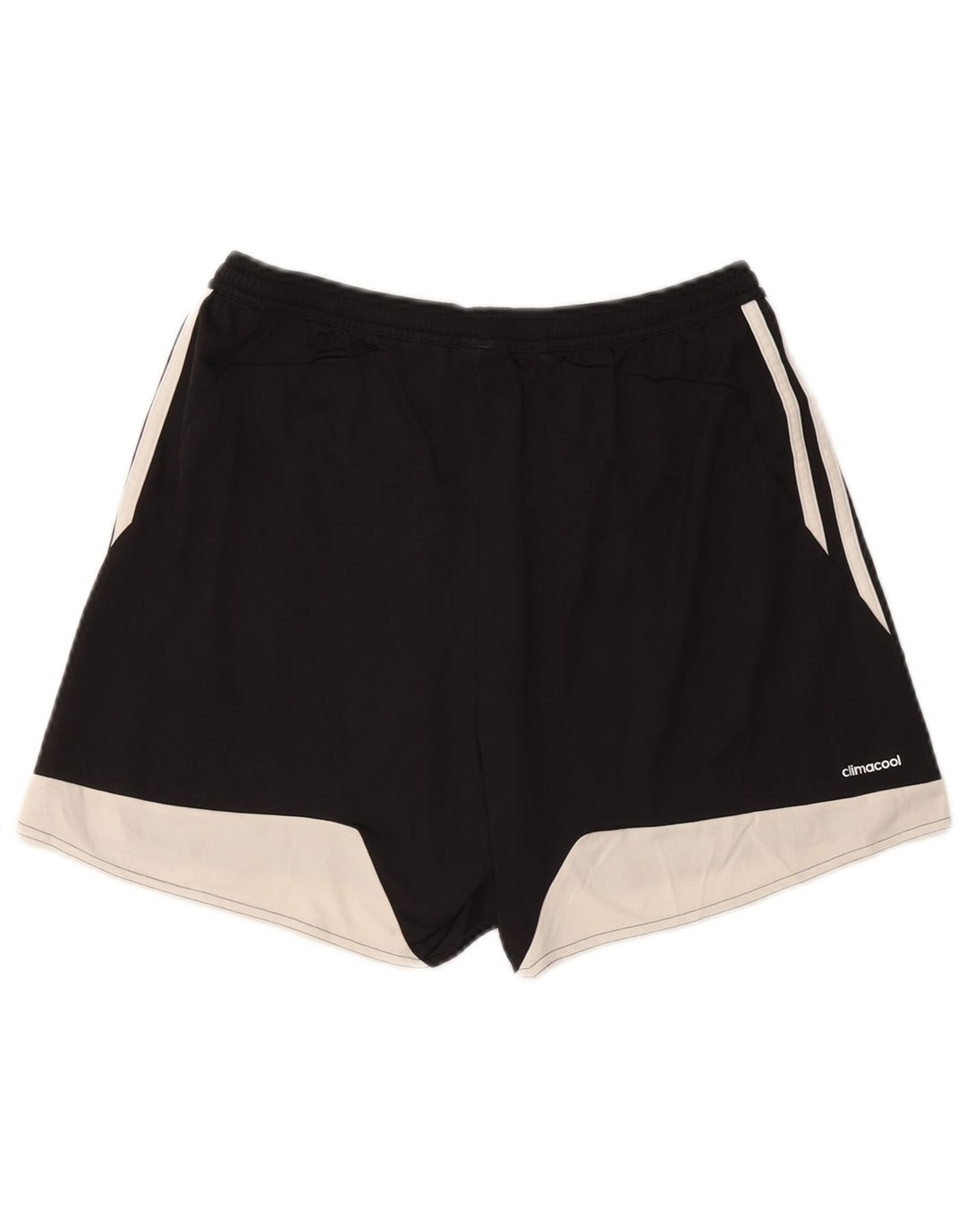 ADIDAS Womens Climacool Sport Shorts UK 16/18 Large Black Colourblock