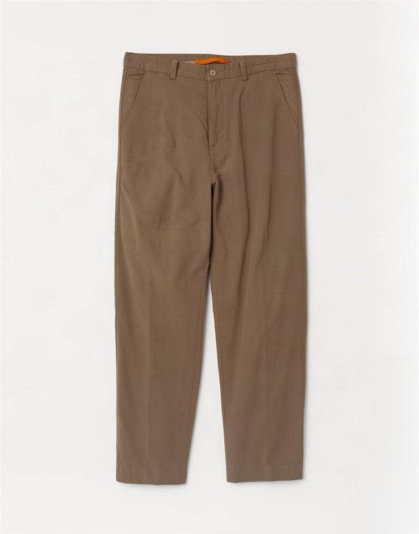 Timberland Mens Straight Chino Trousers W33 L29 Beige Cotton