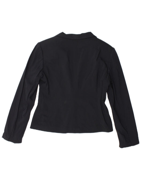 Marks & Spencer Womens Autograph Blazer Jacket UK 12 Medium Navy Blue