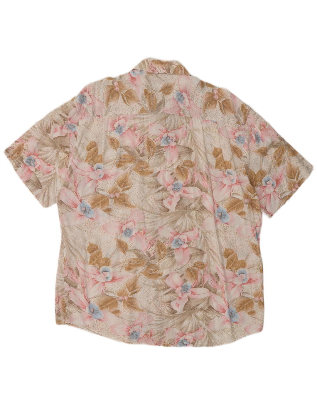 Hunter Mens Short Sleeve Shirt XL Multicoloured Floral