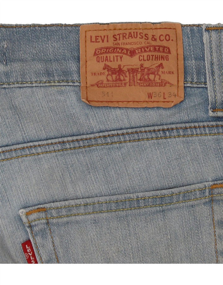 LEVI'S Mens 511 Slim Jeans W36 L30 Blue Vintage Levi's and Second-Hand Levi's from Messina Hembry 