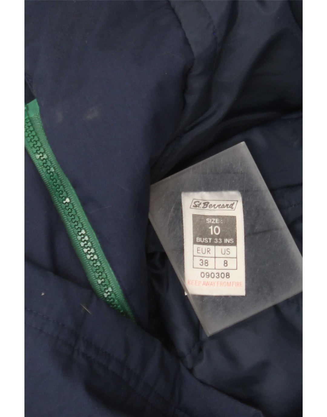 St. Bernard Womens Oversized Raincoat UK 10 Small Navy Blue Polyester