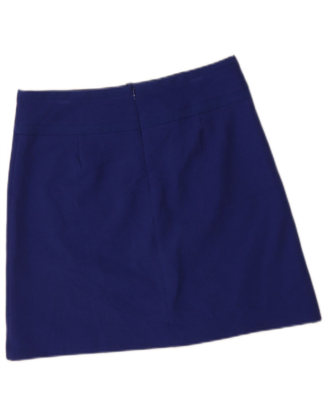 Marks & Spencer Womens Mini Skirt UK 10 Small W30  Blue Polyester