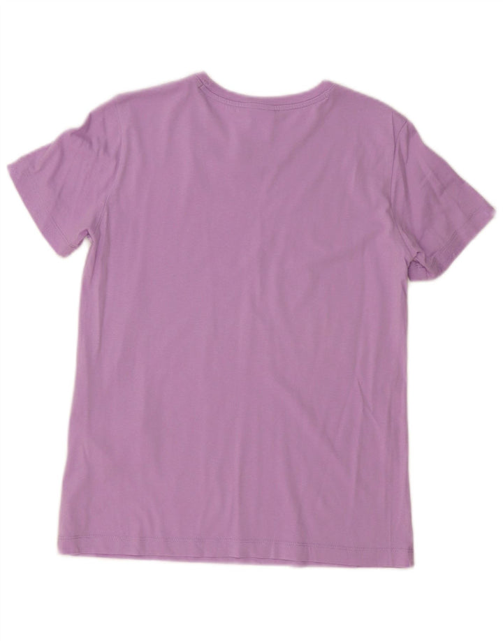 CHAMPION Womens T-Shirt Top UK 10 Small Purple Cotton