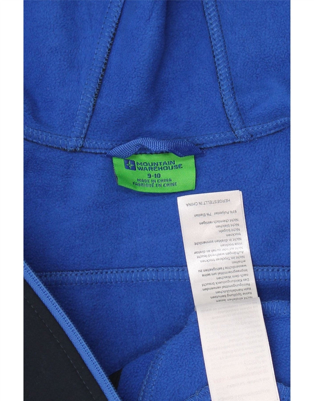 Mountain Warehouse Boys Windbreaker Jacket 9-10 Years Navy Blue Polyester