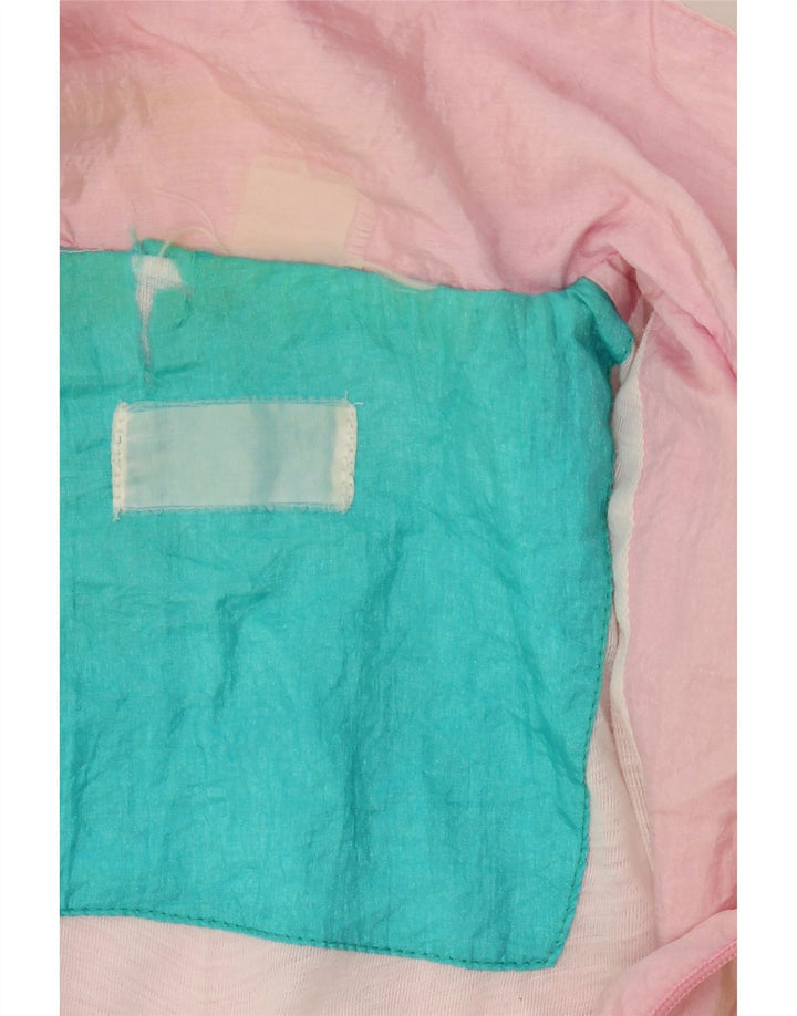 VINTAGE Womens Oversized Full Tracksuit UK 14 Medium  Pink Colourblock