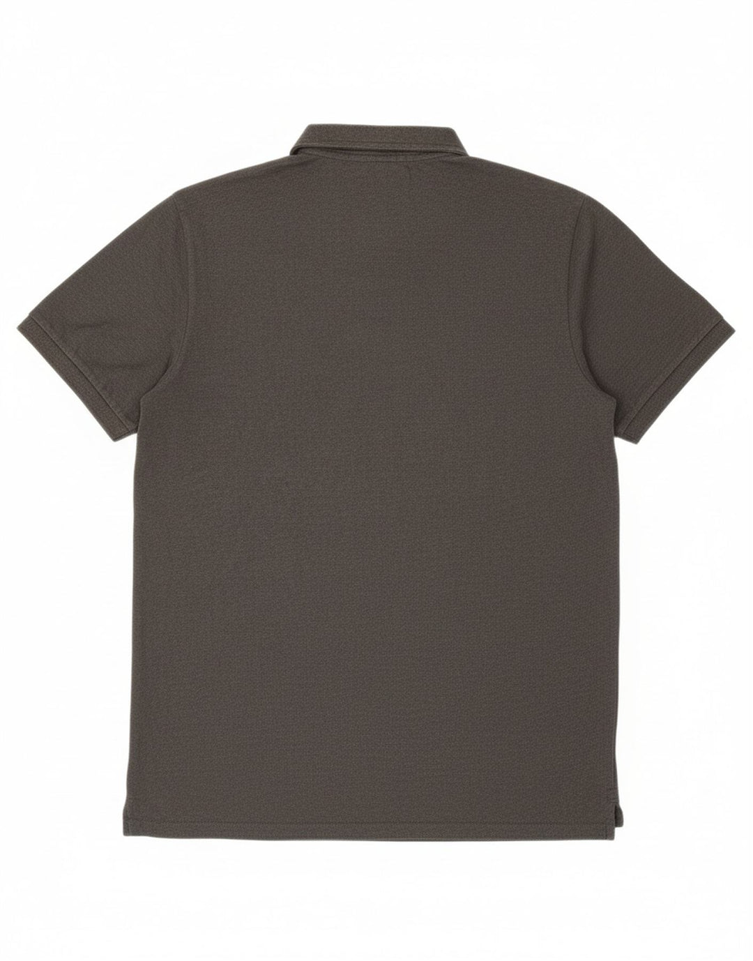 WEIRD FISH Mens Polo Shirt Medium Grey Cotton