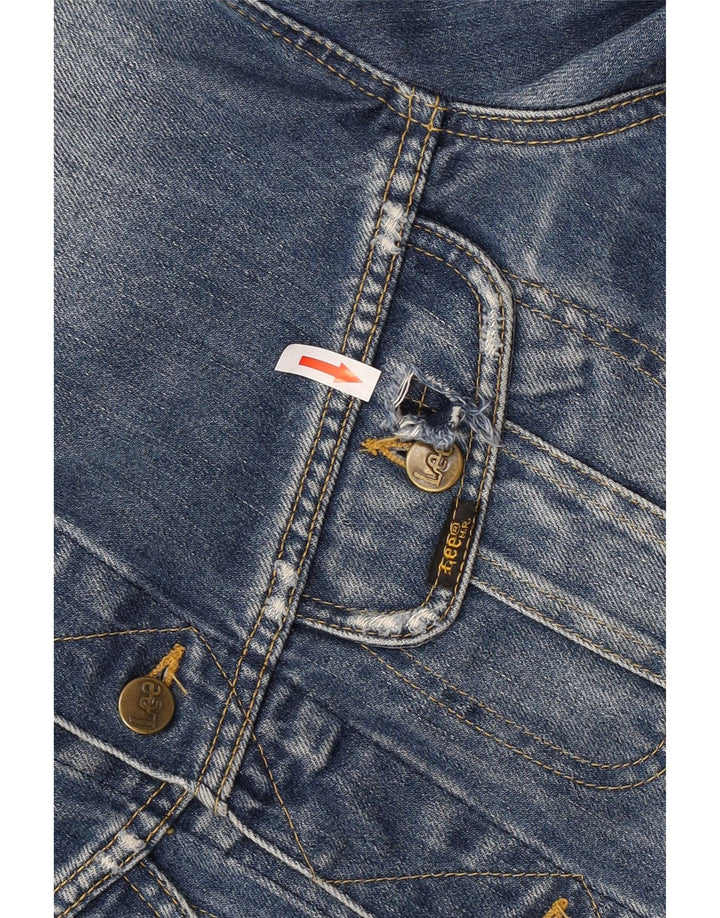 LEE Womens Denim Jacket UK 18 XL Blue Cotton
