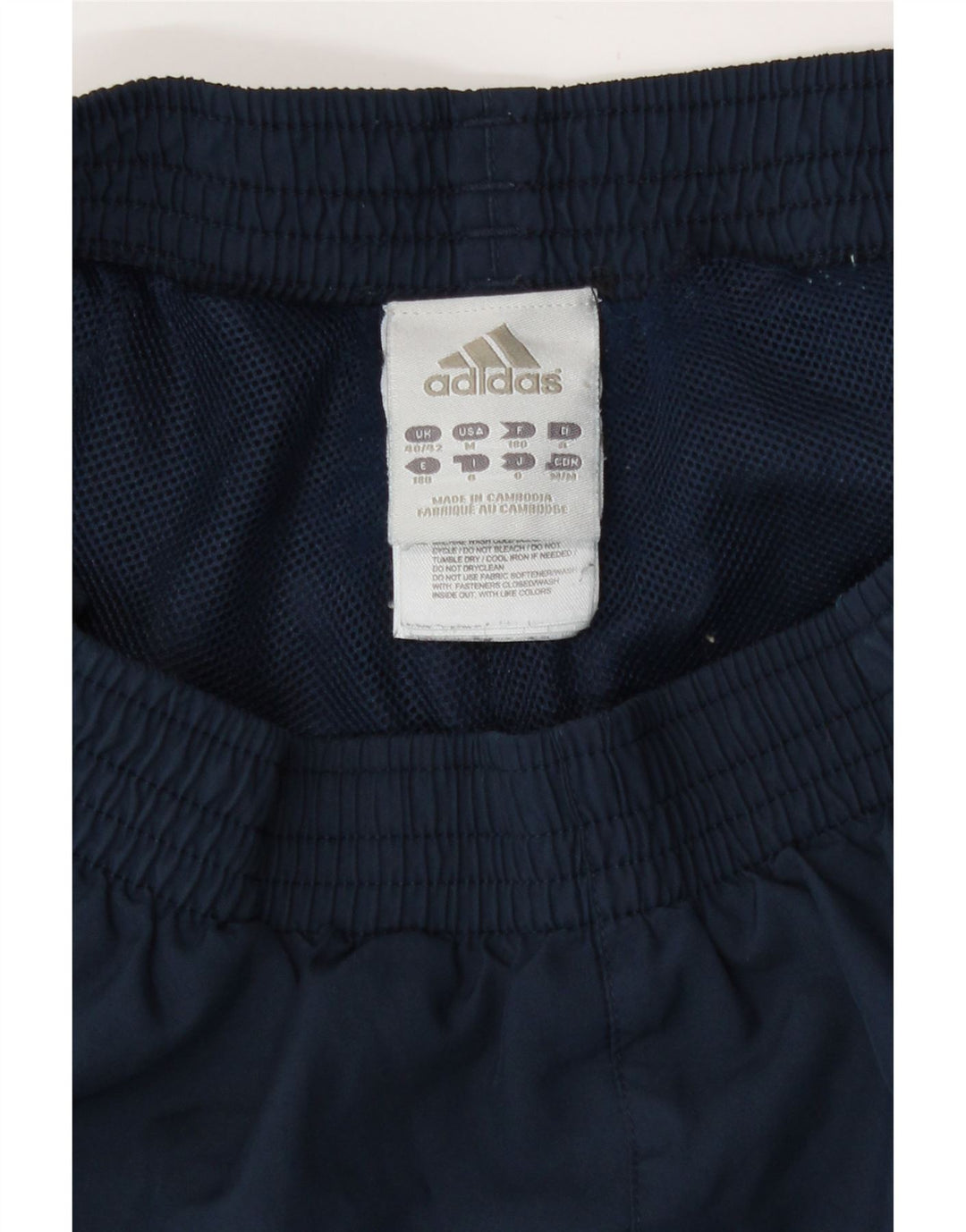 Adidas Mens Tracksuit Trousers UK 40/42 Medium  Navy Blue Polyester