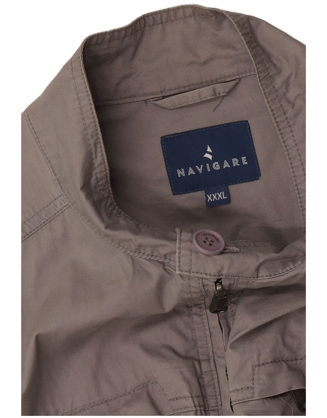 NAVIGARE Mens Utility Jacket UK 46 3XL Grey