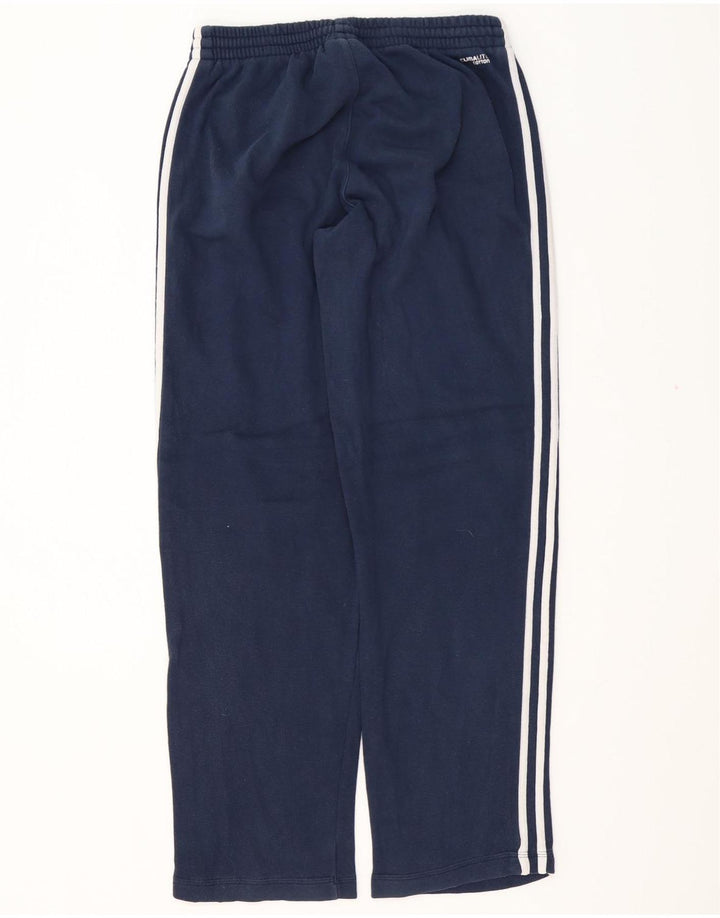 ADIDAS Mens Climalite Tracksuit Trousers UK 40/42 Medium  Navy Blue Cotton