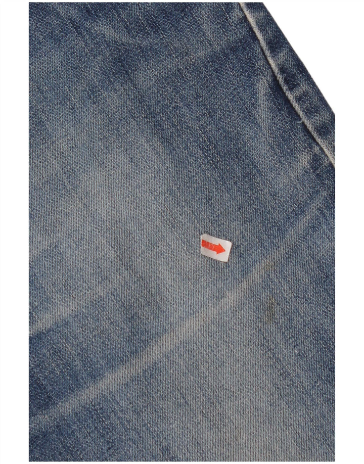 LEE Mens Brooklyn Straight Jeans W36 L36 Blue Cotton