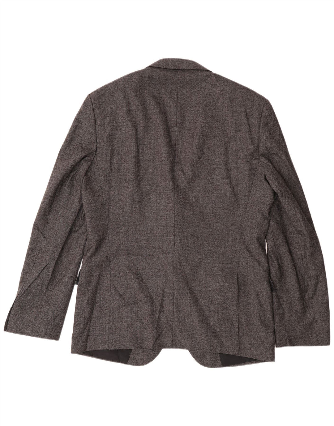 Hugo Boss Mens Slim 2 Button Blazer Jacket IT 52 XL Grey Virgin Wool