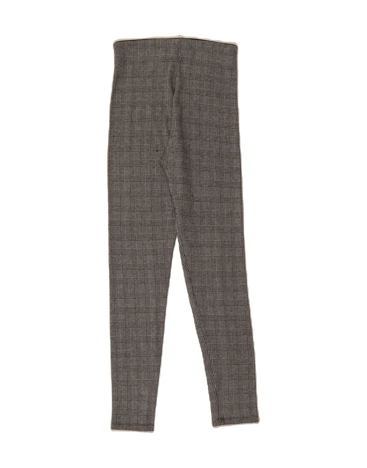 ZARA Womens Leggings UK 10 Small  Grey Check Vintage Zara and Second-Hand Zara from Messina Hembry 