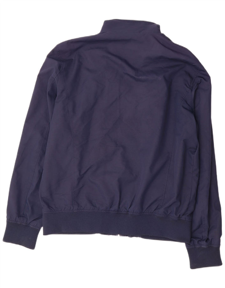 Dack's Mens Bomber Jacket UK 44 2XL Navy Blue Polyester