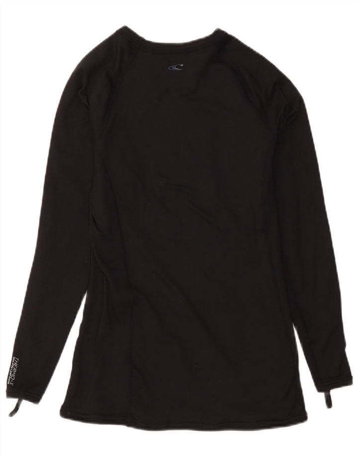 O'Neill Womens Performance Fit Top Long Sleeve UK 14 Large Black Nylon