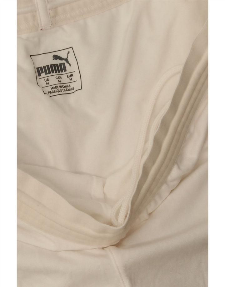 Puma Mens VfB Stuttgart Sport Shorts Medium White