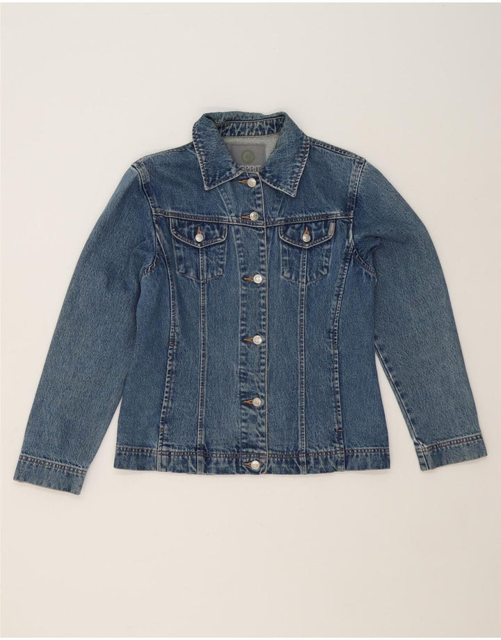 ESPRIT Womens Denim Jacket UK 10 Small Blue Cotton Vintage Esprit and Second-Hand Esprit from Messina Hembry 
