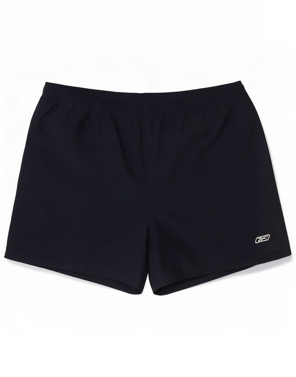 Reebok Womens Sport Shorts UK 18 XL Navy Blue Polyester