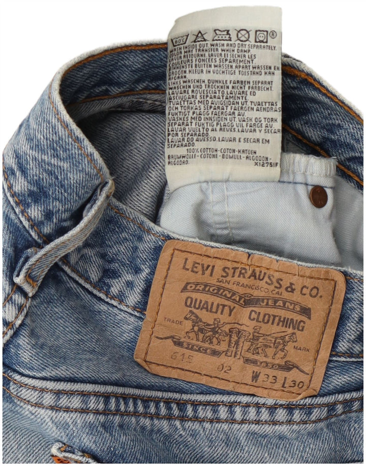 Levi's Mens 515 Denim Shorts W33 Medium Blue Cotton
