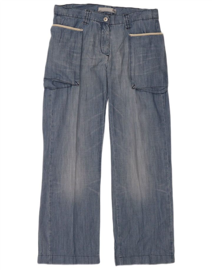 SERGIO TACCHINI Womens Loose Jeans IT 44 Medium W30 L28 Blue Cotton