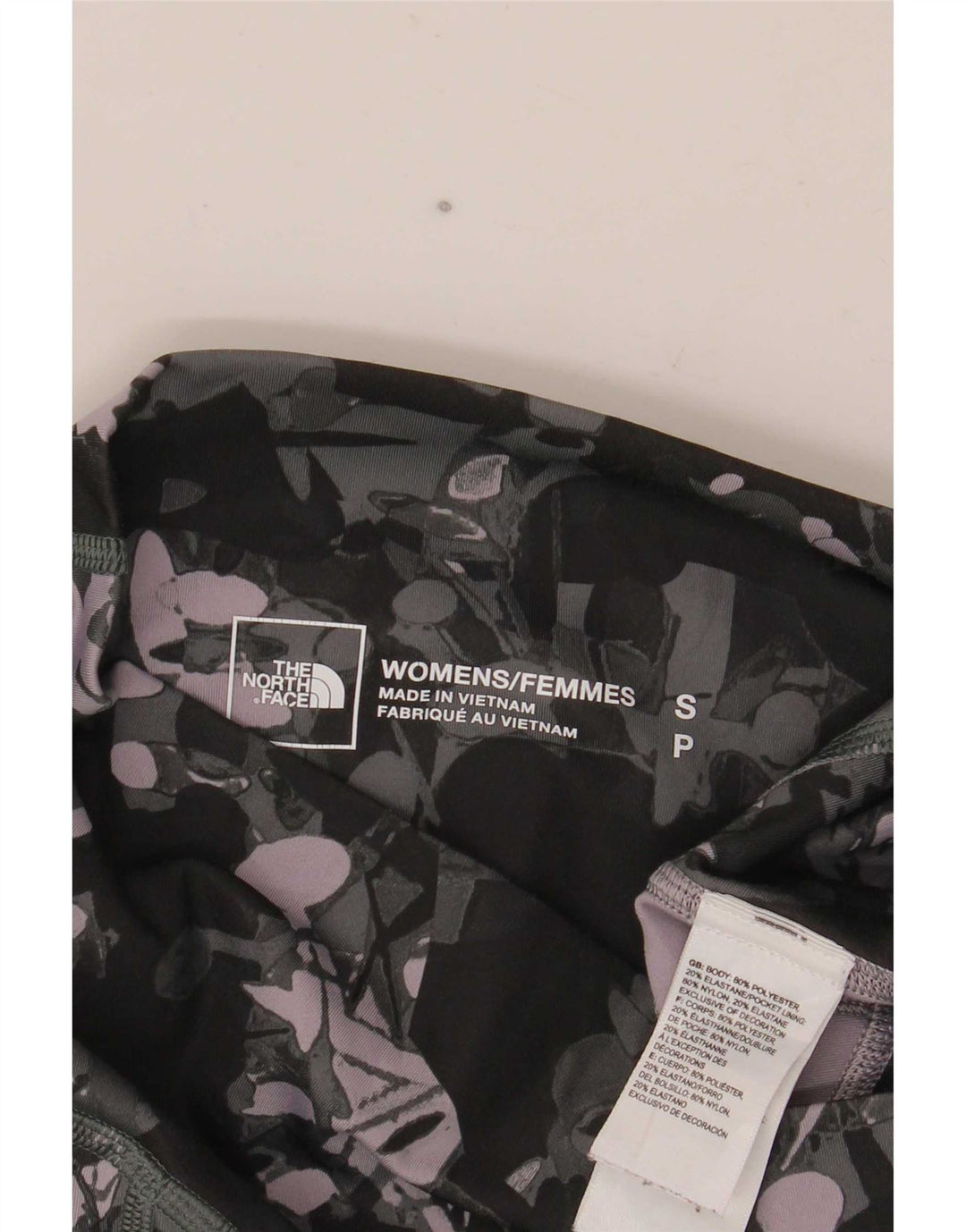 The North Face Womens Abstract Pattern Leggings UK 8 Small Multicoloured