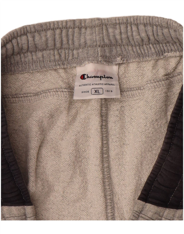 Champion Mens Tracksuit Trousers XL Grey Colourblock