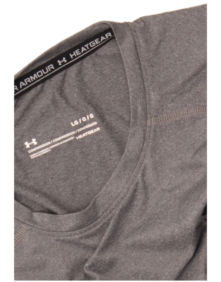 Under Armour Mens Heat Gear Vest Top Large Grey