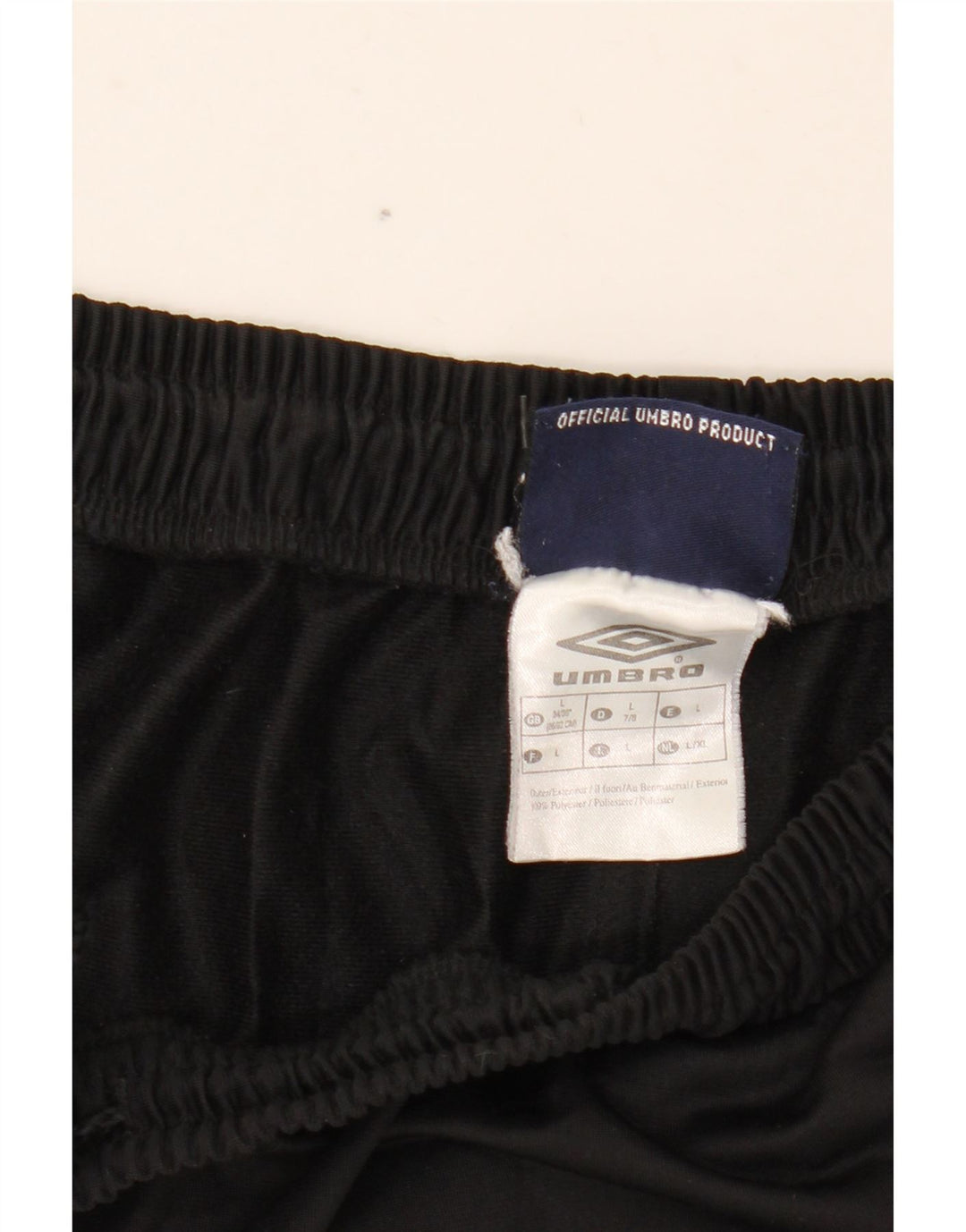 UMBRO Mens Tracksuit Trousers Large Black