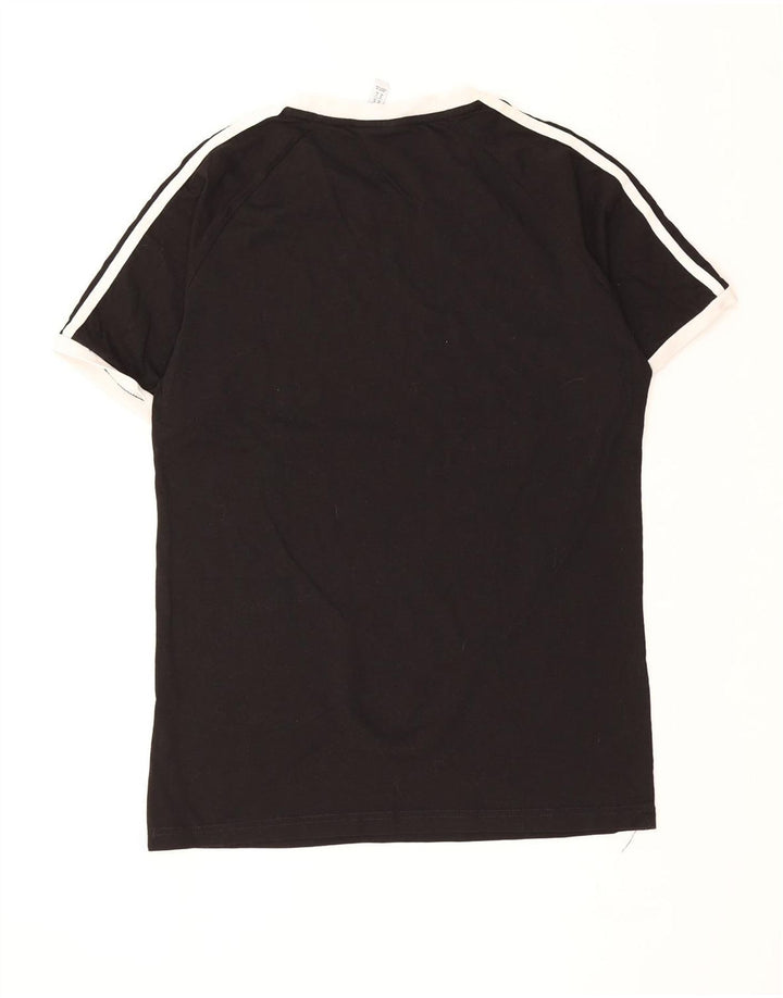 ADIDAS Mens T-Shirt Top Medium Black Vintage Adidas and Second-Hand Adidas from Messina Hembry 