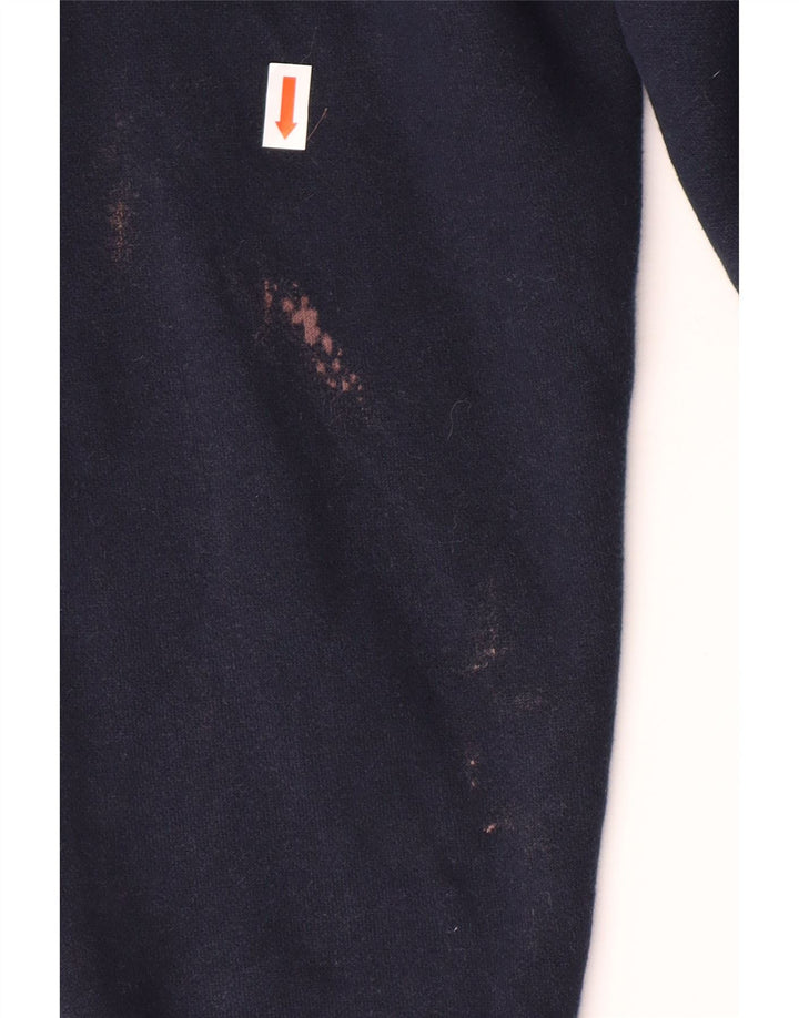 PENGUIN Mens Hoodie Jumper XL Navy Blue Cotton