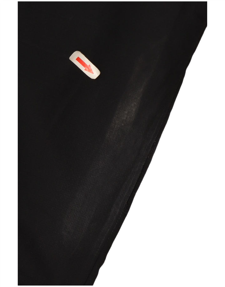 Adidas Mens Straight Chino Trousers W36 L30 Black Polyester