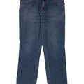 Wrangler Mens Straight Jeans W34 L32 Blue Cotton