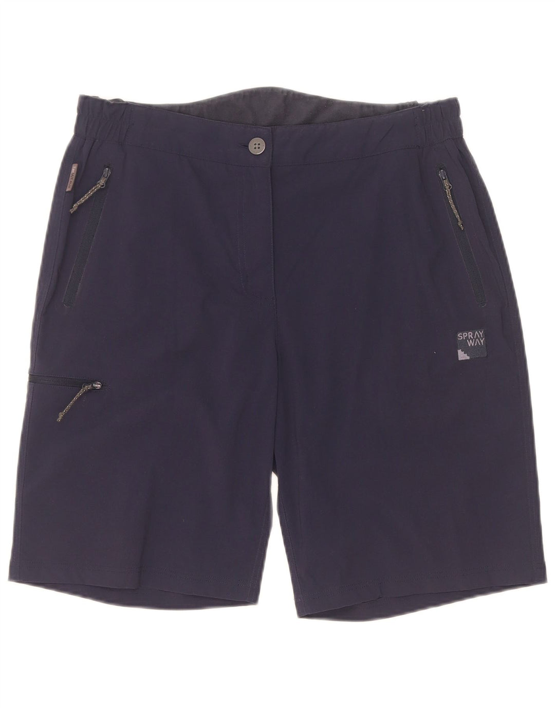 Sprayway Womens Cargo Shorts UK 12 Medium W32 Navy Blue Polyamide