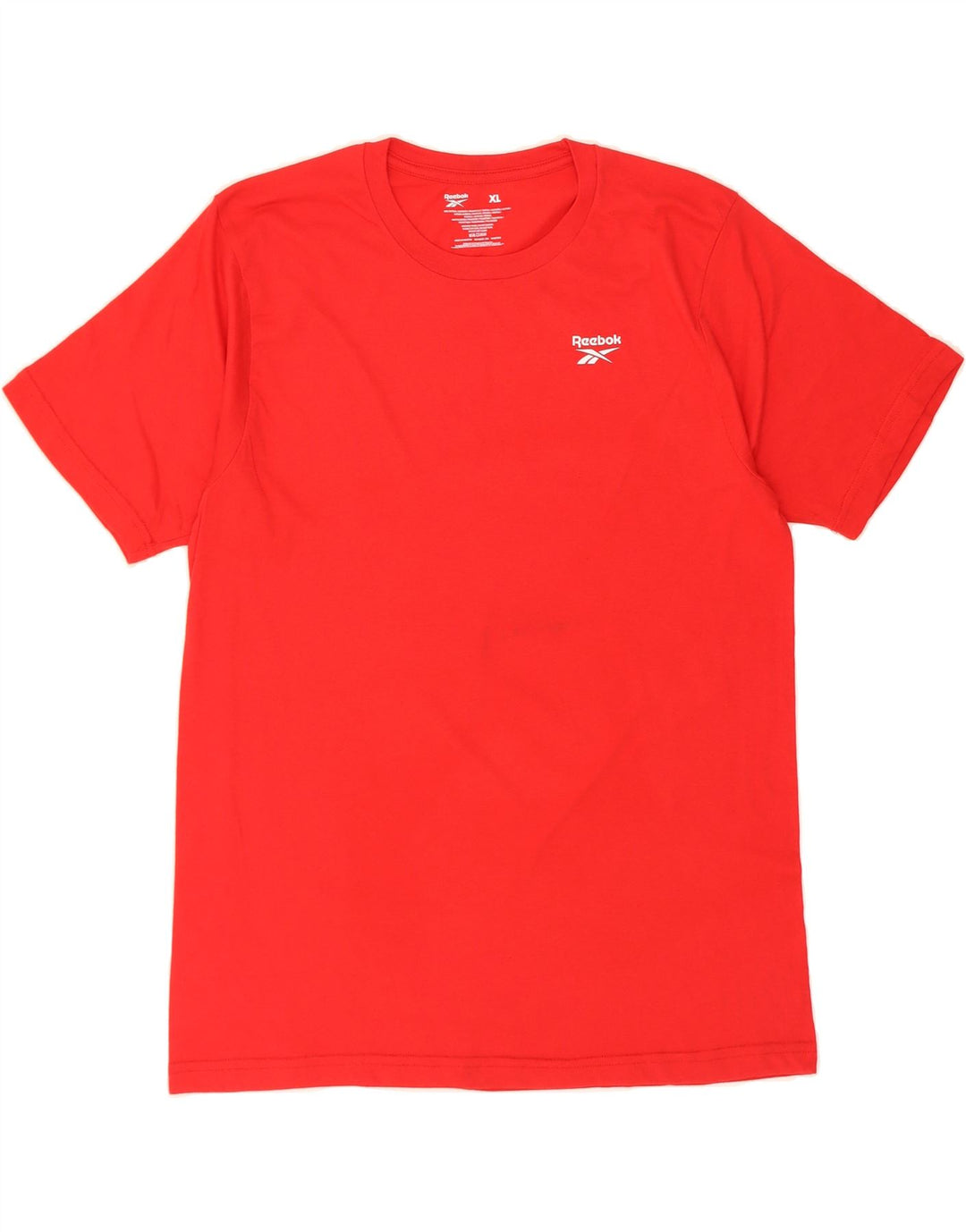 REEBOK Mens T-Shirt Top XL Red Cotton Vintage Reebok and Second-Hand Reebok from Messina Hembry 