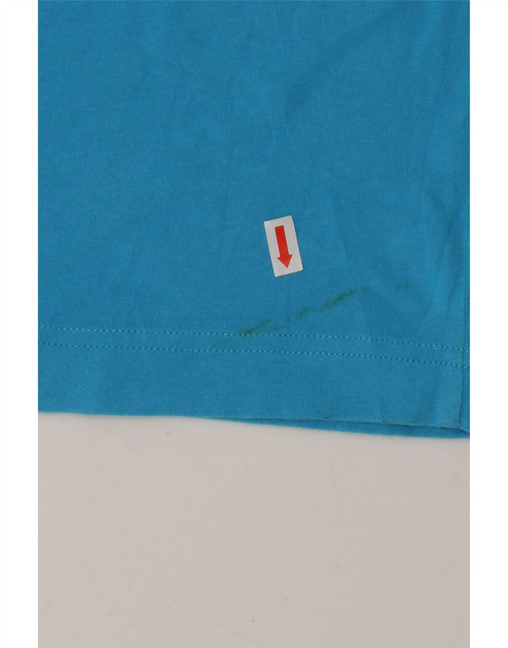 LOTTO Mens Graphic T-Shirt Top 2XL Blue Vintage Lotto and Second-Hand Lotto from Messina Hembry 